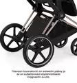 Cybex Priam Comfort Lastenvaunut Lämpöpussilla rose gold sepia black wauva - Yhdistelmävaunut - 526000001-PLAMPO - 38