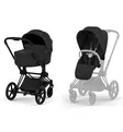 Cybex Priam Comfort Lastenvaunut Lämpöpussilla sepia black matt black wauva - Yhdistelmävaunut - 526000011-PLAMPO - 4