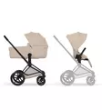 Cybex Priam Comfort Lastenvaunut Lämpöpussilla cozy beige matt black wauva - Yhdistelmävaunut - 526000021-PLAMPO - 5