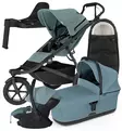 Thule Urban Glide 3 Lastenvaunujen Starttipaketti Maple Turvakaukalolla, jalustalla ja lämpöpussilla mid blue wauva - Yhdistelmävaunut - 10101992-PKSLAMPO - 1