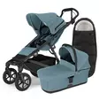 Thule Urban Glide 3 Lastenvaunut Lämpöpussilla mid blue 4wheel wauva - Yhdistelmävaunut - 10101996-PLAMPO - 1