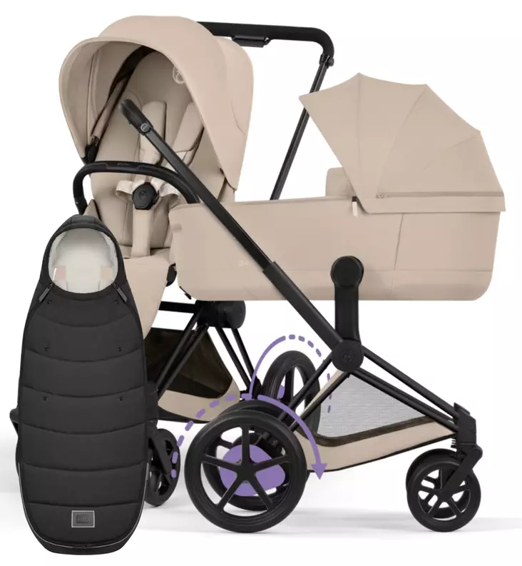 Cybex ePriam Comfort Lastenvaunut Lämpöpussilla - Yhdistelmävaunut - 526000065-PLAMPO - 1