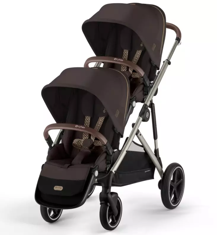 Cybex Gazelle S Sisarusrattaat chocolate brown wauva - Kaksos- ja sisarusrattaat - 525000129-DUO - 1