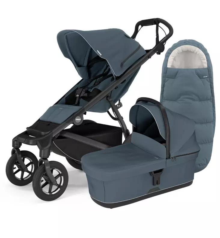 Thule Urban Glide 3 Lastenvaunut Lämpöpussilla dark slate wauva - Yhdistelmävaunut - 10101709-PLAMPO - 1