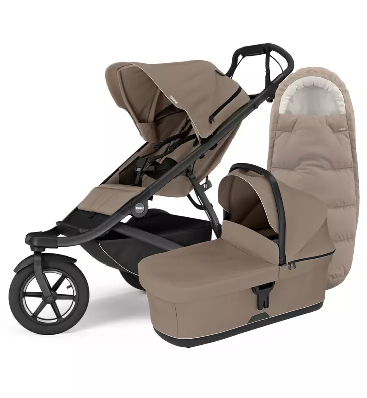 Thule Urban Glide 3 Lastenvaunut Lämpöpussilla tinted taupe wauva - Yhdistelmävaunut - 10101710-PLAMPO - 1