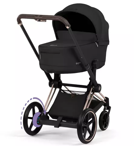 Cybex ePriam Comfort Sähköavusteiset Lastenvaunut Starttipaketti Cloud T turvakaukalolla ja jalustalla - Yhdistelmävaunut - 526000041SP - 2