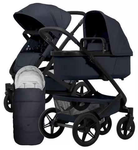 Joolz Geo5 Lastenvaunujen Starttipaketti lämpöpussilla navy blue wauva - Yhdistelmävaunut - 072050-PLP - 1