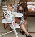 Cybex Lemo syöttötuoli starttipaketti all white wauva - Syöttötuolit - 521004821-P - 2