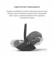 Cybex Priam Comfort Lastenvaunujen Starttipaketti Cloud T turvakaukalolla ja jalustalla wauva - Yhdistelmävaunut - 526000001SP - 42