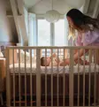 Stokke Nighti Starttipaketti Sänky & Patja Natural wauva - Pinnasängyt ja kehdot - 705401-PJP - 22