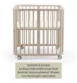 Stokke Nighti Mini Starttipaketti Pinnasänky & Patja vanilla white wauva - Pinnasängyt ja kehdot - 705402-PP - 5