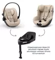 Cybex Cloud G3 i-Size Turvakaukalo Starttipaketti vauvalle Base G3 jalustalla almond beige wauva - ISOFIX turvakaukalot - 526001338-P - 27