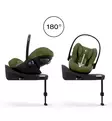 Cybex Cloud G3 i-Size Turvakaukalo Starttipaketti vauvalle Base G3 jalustalla plus moss green wauva - ISOFIX turvakaukalot - 526001817-P - 23