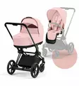 Cybex_ePriam_yhdistelmÃ¤vaunut_PeachPink_MattBlack_wauva - Yhdistelmävaunut - 521002365-PMABLPCP - 60