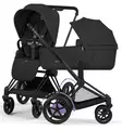 Cybex ePriam Comfort Sähköavusteiset Lastenvaunut Starttipaketti Cloud T turvakaukalolla ja jalustalla matt black sepia black wauva - Yhdistelmävaunut - 526000053SP - 4
