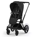 Cybex ePriam Comfort Sähköavusteiset Lastenvaunut Starttipaketti Cloud T turvakaukalolla ja jalustalla matt black sepia black wauva - Yhdistelmävaunut - 526000053SP - 3