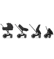 Cybex ePriam Style Sähköavusteiset Lastenvaunut rose gold peach pink wauva - Yhdistelmävaunut - 526000255-PYPP - 44
