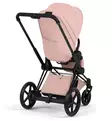 Cybex ePriam Style Sähköavusteiset Lastenvaunut Starttipaketti Cloud T turvakaukalolla ja jalustalla matt black peach pink wauva - Yhdistelmävaunut - 526000243SPYPP - 9