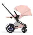 Cybex ePriam Style Sähköavusteiset Lastenvaunut Starttipaketti Cloud T turvakaukalolla ja jalustalla matt black peach pink wauva - Yhdistelmävaunut - 526000243SPYPP - 7