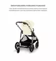 Cybex Gazelle S Lastenvaunujen Starttipaketti Cloud G turvakaukalolla ja jalustalla moss green wauva - Yhdistelmävaunut - 525000121-SP - 24