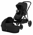 Cybex_Gazelle_S_yhdistelmävaunu_Black_Moon_Black_wauva - Yhdistelmävaunut - 522002703-P - 1