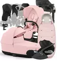 Cybex Priam 4 Lastenvaunujen Starttipaketti lisävarusteilla peach pink wauva - Yhdistelmävaunut - 521002331-PLVPP - 1