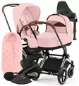 Cybex Priam 4 Lastenvaunujen Starttipaketti turvakaukalolla ja jalustalla + Snøgga lämpöpussi wauva - Yhdistelmävaunut - 521002319-SNPPP - 1