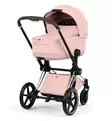 Cybex Priam Style Lastenvaunujen Starttipaketti Cloud T turvakaukalolla ja jalustalla chrome brown peach pink wauva - Yhdistelmävaunut - 526000201SPYPP - 14