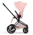 Cybex Priam Style Lastenvaunujen Starttipaketti Cloud T turvakaukalolla ja jalustalla matt black peach pink wauva - Yhdistelmävaunut - 526000211SPYPP - 6
