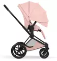 Cybex Priam Style Lastenvaunujen Starttipaketti Cloud T turvakaukalolla ja jalustalla matt black peach pink wauva - Yhdistelmävaunut - 526000211SPYPP - 9