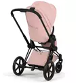 Cybex Priam Style Lastenvaunujen Starttipaketti Cloud T turvakaukalolla ja jalustalla matt black peach pink wauva - Yhdistelmävaunut - 526000211SPYPP - 11