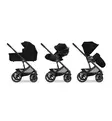 Cybex Talos S Lux Lastenvaunut moon black wauva - Yhdistelmävaunut - 525000799-P - 4