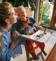 Stokke Clikk Bamboo Syöttötuoli Starttipaketti glacier green wauva - Syöttötuolit - 695804-P - 6