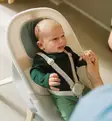 Stokke Clikk Bamboo Syöttötuoli Starttipaketti glacier green wauva - Syöttötuolit - 695804-P - 17