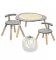 Stokke MuTable V2 Leikkipöytä & Tuolit Starttipaketti Lelusäkillä grey wauva - Leikkipöydät ja -tuolit - 627002-KP - 1