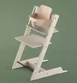 Stokke Tripp Trapp tuoli + Newborn Set Starttipaketti whitewash wauva - Syöttötuolit - 100105-NBP - 9