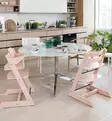 Stokke Tripp Trapp tuoli + Newborn Set Starttipaketti Serene Pink wauva - Syöttötuolit - 100134-NBP - 5