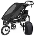 Thule Chariot Sport 2 Urheilurattaan Starttipaketti All-Terrain setillä ja repulla wauva - Urheilu- ja juoksurattaat - 10201030-P - 1