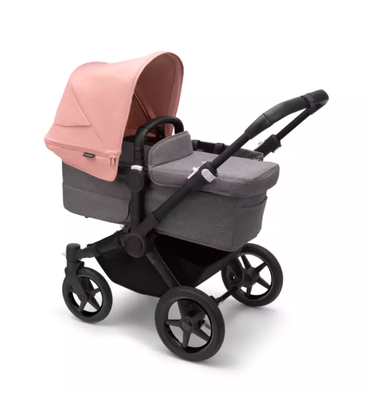 Bugaboo_Donkey5_Mono_yhdistelm=C3=A4vaunu_GreyMelange_MornongPink_Blac=
k_wauva - Yhdistelmävaunut - 100002028-PMP - 20