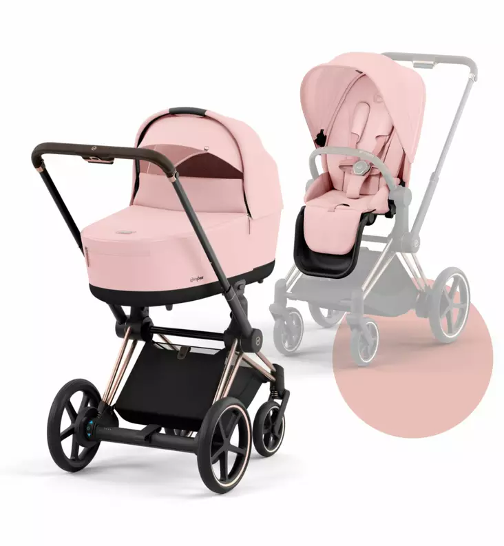 Cybex_ePriam_yhdistelm=C3=A4vaunut_PeachPink_RoseGold_wauva - Yhdistelmävaunut - 521002373-PROGOPCP - 1