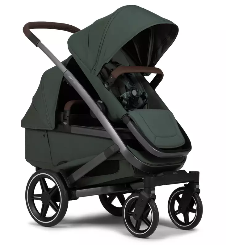 Joolz geo3 duo sisarusvaunut rattaat forest green wauva - Kaksos- ja sisarusrattaat - 071200-P - 1