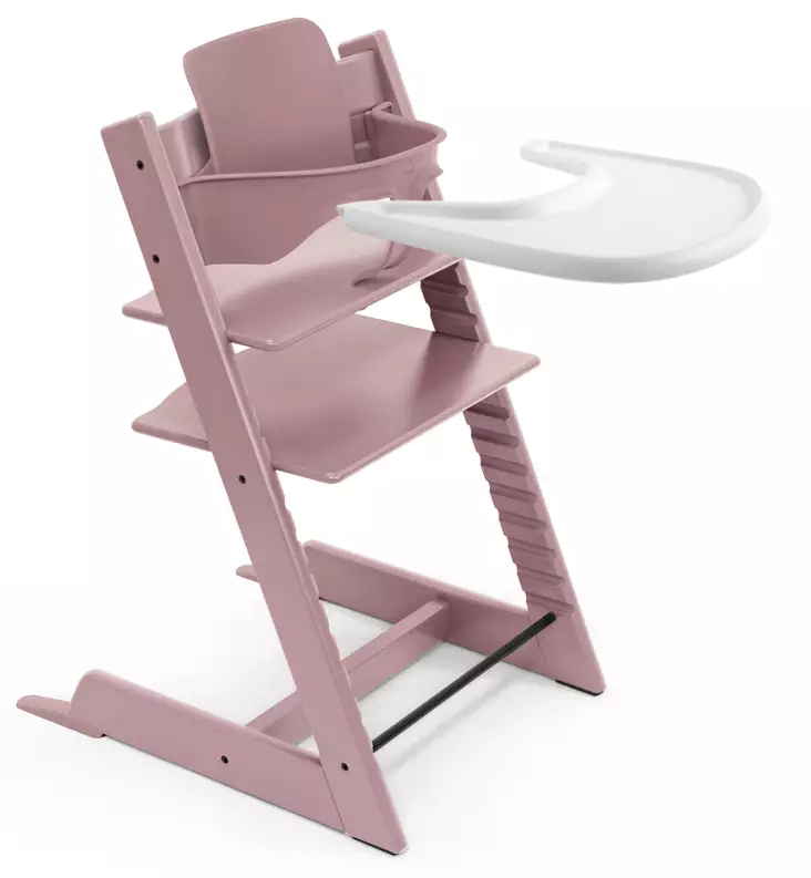 Stokke Tripp Trapp Syöttötuoli Starttipaketti heather mauve wauva - Syöttötuolit - 100141-SP - 1