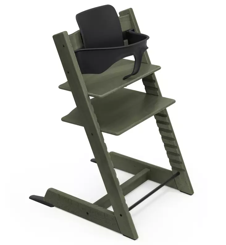 Stokke Tripp Trapp tuoli ja vauvasetti marble green wauva - Syöttötuolit - 100145-P - 1