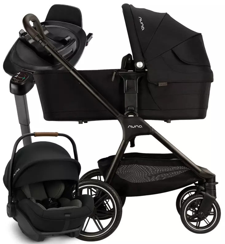 Nuna Triv LX All-Season Yhdistelmävaunujen Starttipaketti Arra Next turvakaukalolla ja Base Next jalustalla - Yhdistelmävaunut - 297290-KP - 1