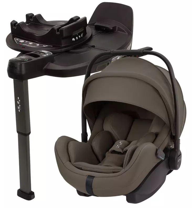 Nuna Arra Flex Turvakaukalo Starttipaketti Base Curv jalustalla pistachio wauva - ISOFIX turvakaukalot - 305338-P - 1