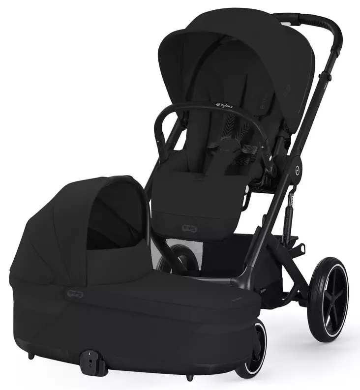 Cybex Balios s lux yhdistelmävaunut lastenvaunut moon black wauva - Yhdistelmävaunut - 524001171-P - 1