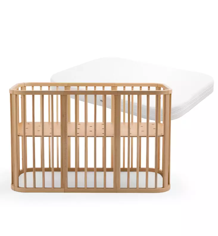 Stokke Nighti Starttipaketti Sänky & Patja Natural wauva - Pinnasängyt ja kehdot - 705401-PJP - 1