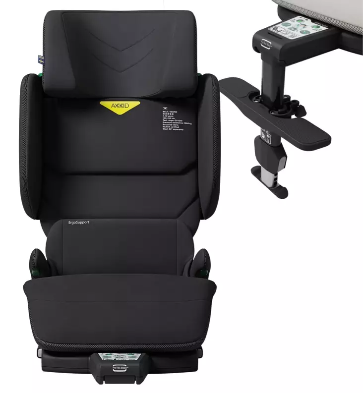 Axkid Up turvavyöistuin jalkatuella coastal storm black wauva - Turvavyöistuimet lapselle - 27050139-P - 1