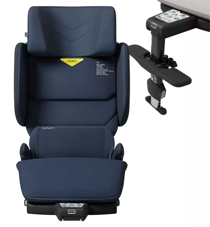 Axkid Up turvavyöistuin jalkatuella glacier lake blue wauva - Turvavyöistuimet lapselle - 27050141-P - 1