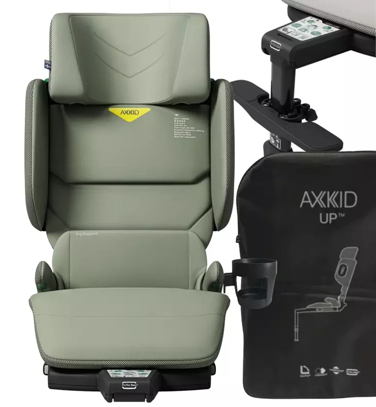 Axkid UP Turvavyöistuin Starttipaketti nordic bloom green wauva - Turvavyöistuimet lapselle - 27050142-IP - 1